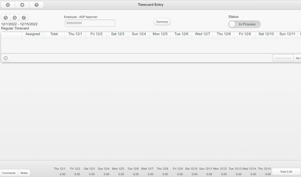 Timecard 5